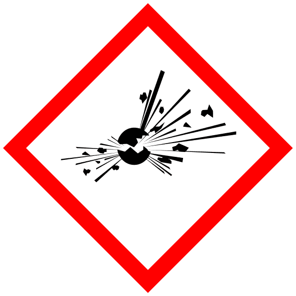 GHS01 Exploding Bomb pictogram
