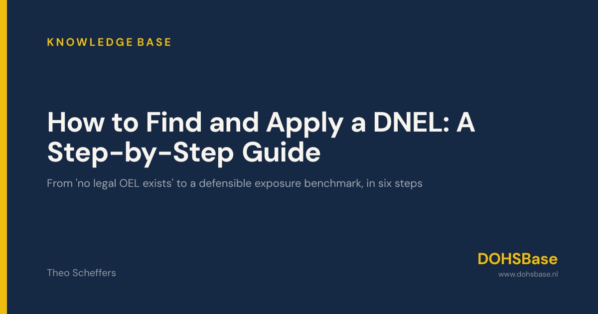 How to Find and Apply a DNEL: A Step-by-Step Guide | DOHSBase